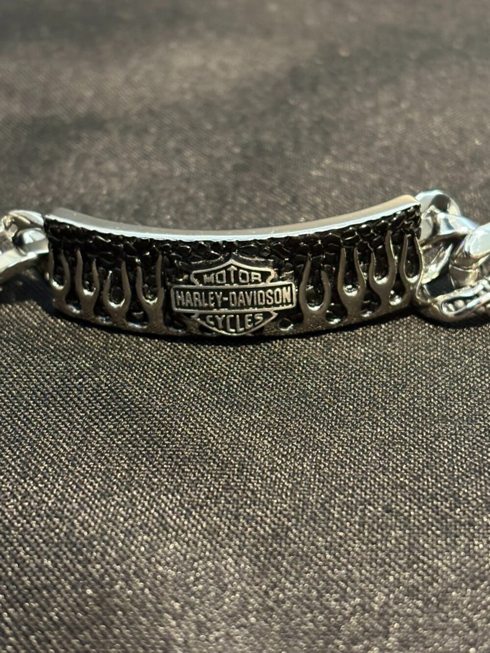 HARLEY DAVIDSON MENS STANLESS STEEL BRACELET